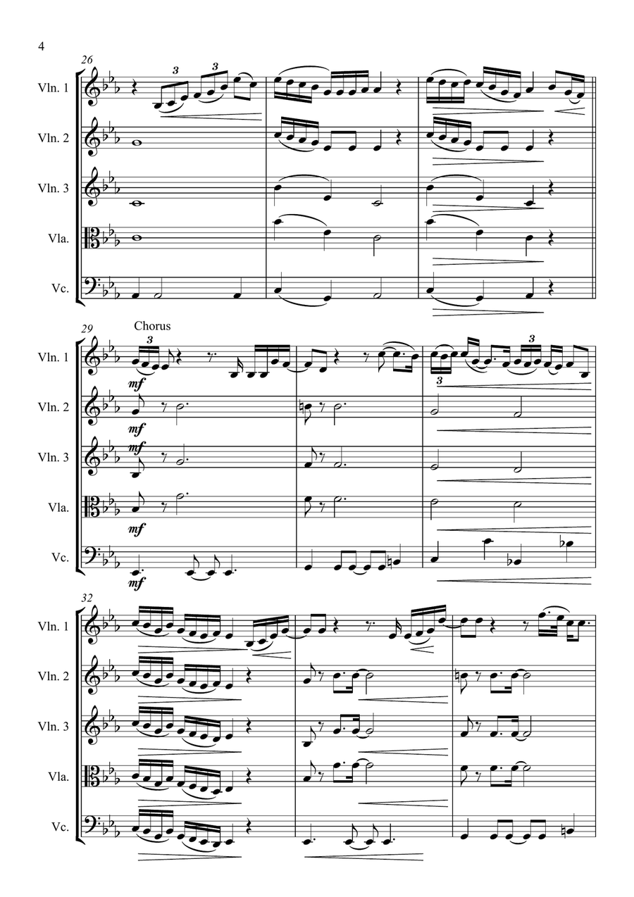 Pov Pov String Quartet scores gallery preview page 4