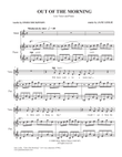 OUT OF THE MORNING - low voice and piano - by Jane Leslie