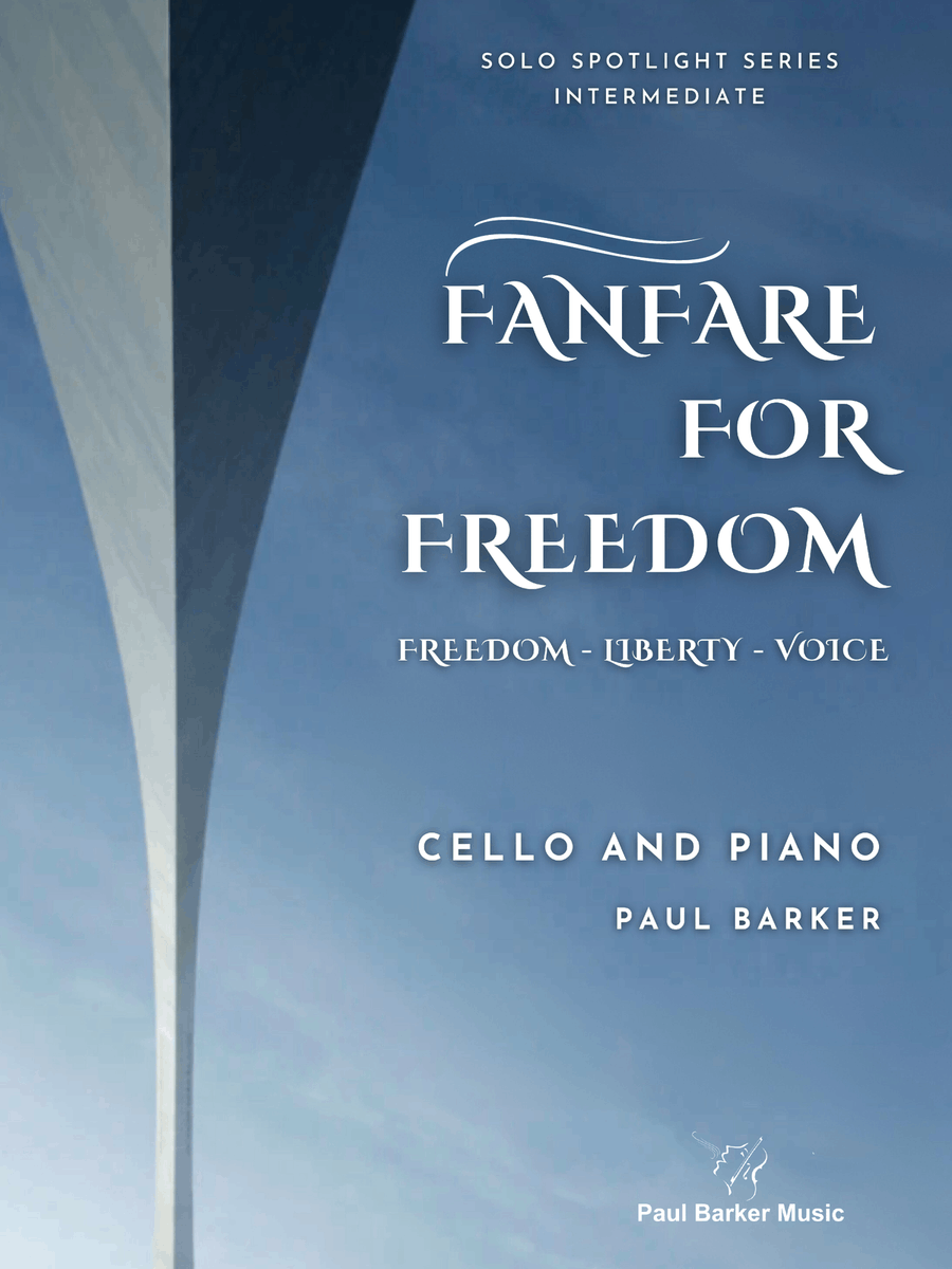 Fanfare For Freedom (Cello and Piano) Piano scores gallery preview page 1
