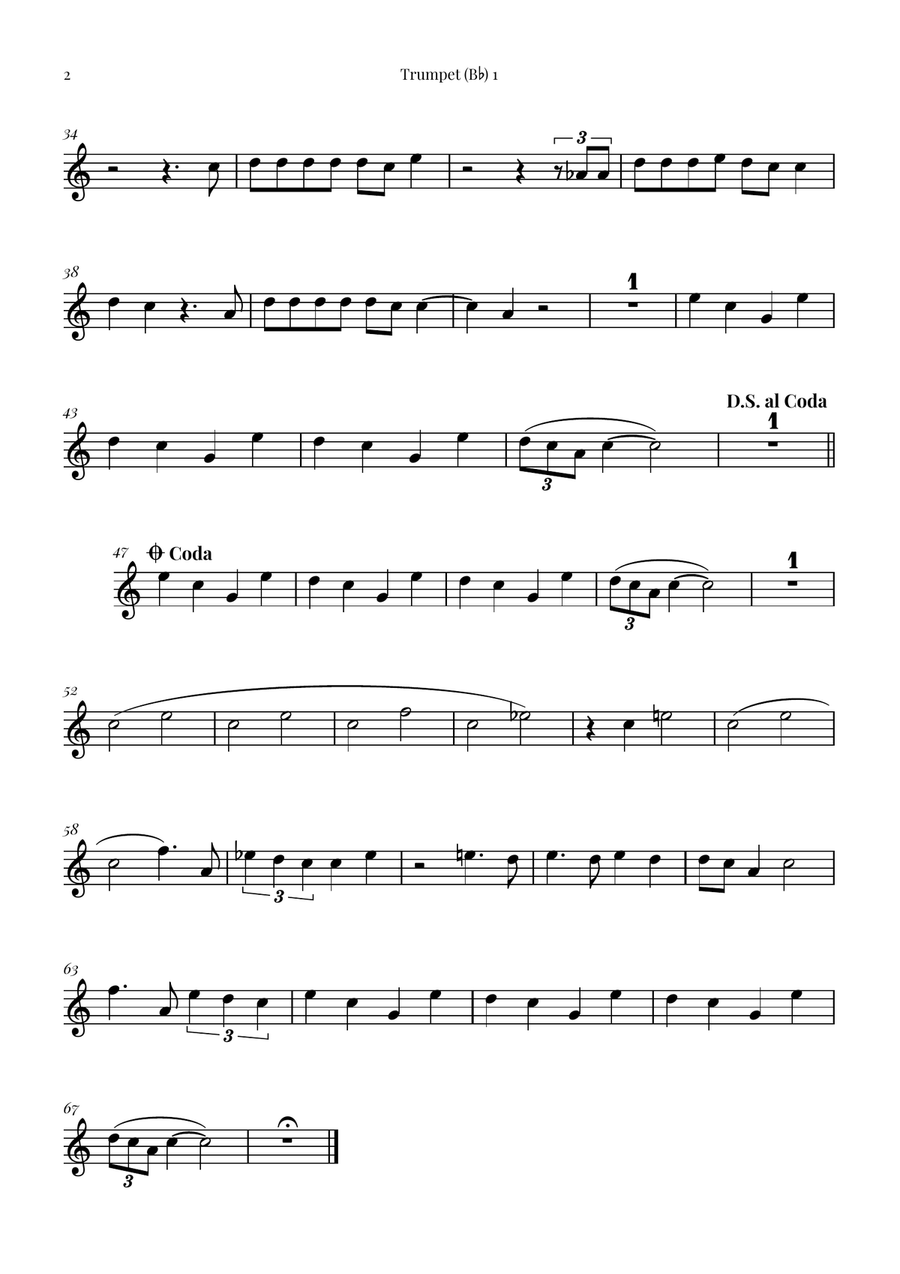 Always Been You Brass Quartet scores gallery preview page 5