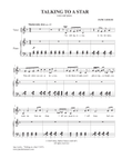 TALKING TO A STAR - for voice and piano - by Jane Leslie