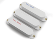Lace Sensor *Ultimate Triple* Blue/Silver/Red S/S/S – White Covers