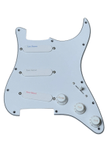 Lace Sensor Blue/Silver/Red S/S/S Loaded Pickguard – 3-Ply – White