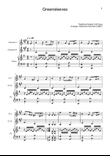 Greensleeves - Clarinet Duet and Piano. Score and Parts.