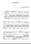 Greensleeves - Flute, Bassoon and Piano. Score and Parts.