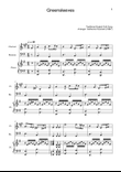 Greensleeves - Clarinet, Bassoon and Piano. Score and Parts.