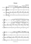Pavane by Gabriel Faure - Brass quartet (2 tpt/2 tbn)