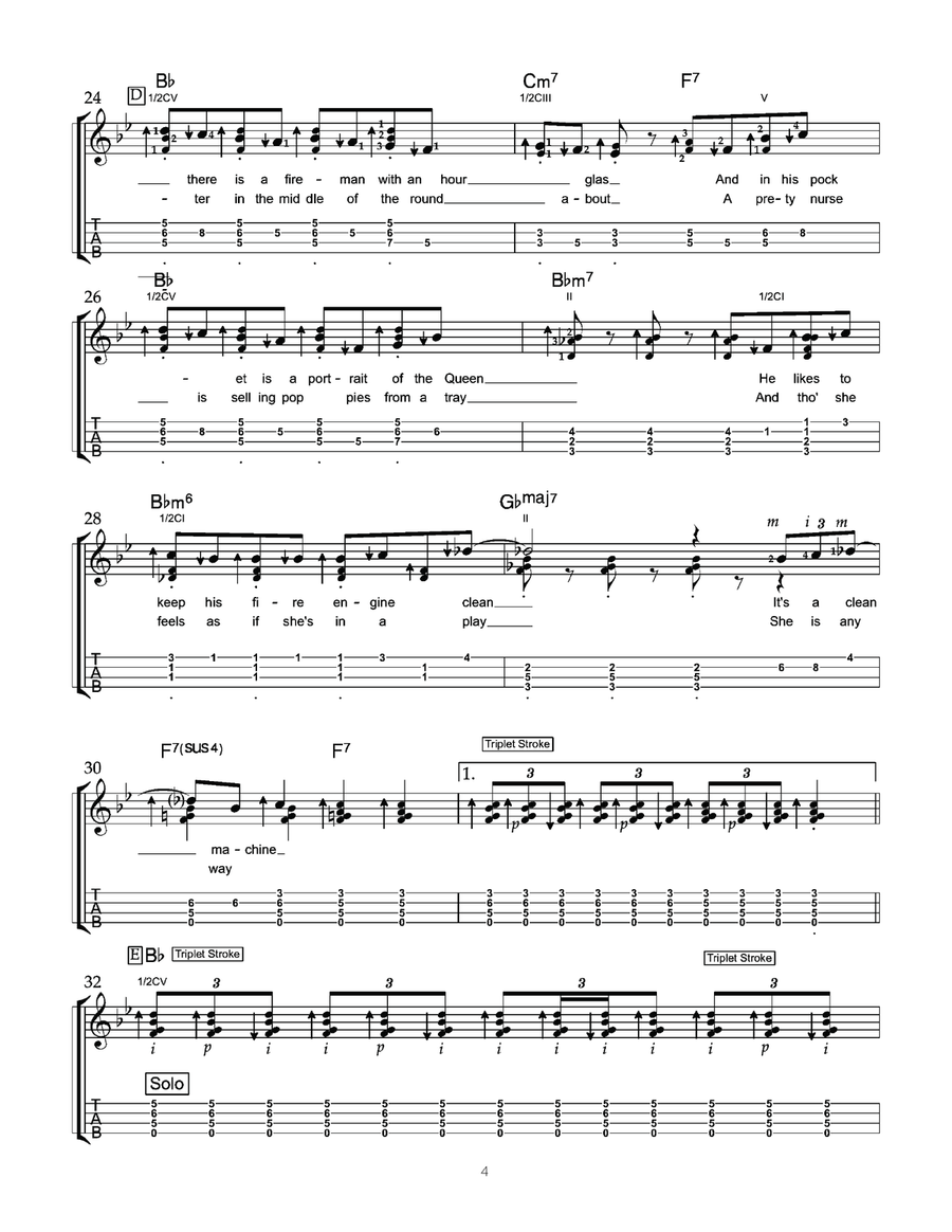 Penny Lane Penny Lane Ukulele scores gallery preview page 5