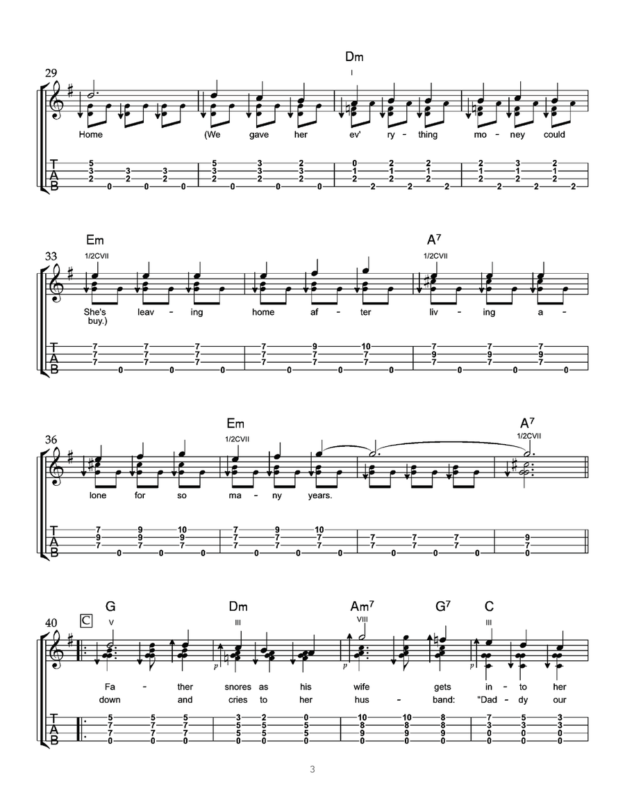 She's Leaving Home She's Leaving Home Ukulele scores gallery preview page 4