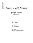 Sonata in E Minor