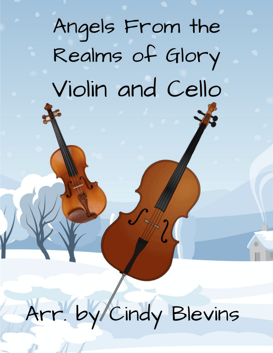 Angels From the Realms of Glory, for Violin and Cello String Duet scores gallery preview page 1