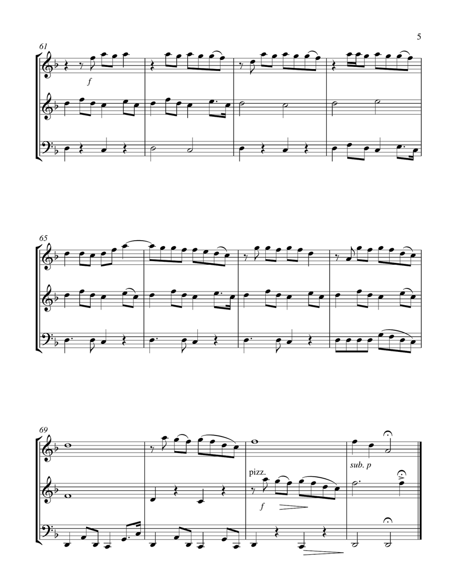 Anxiety String Trio scores gallery preview page 5
