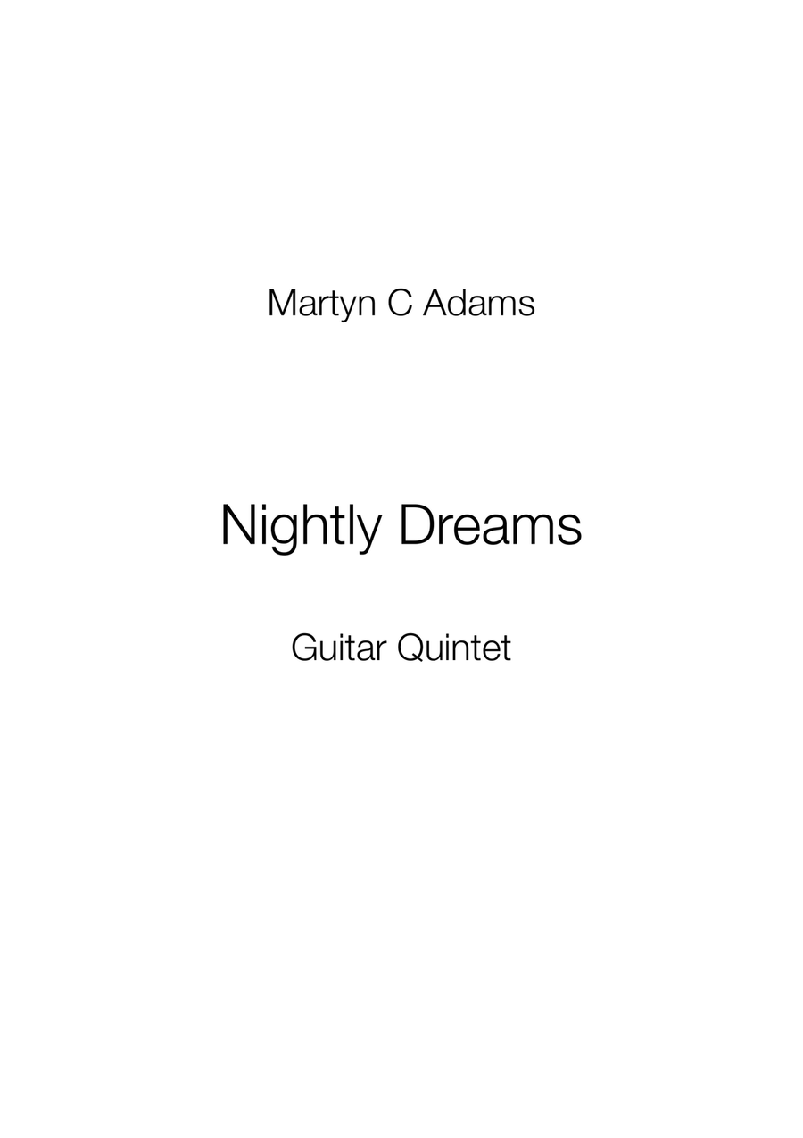 Nightly Dreams - Guitar Ensemble Guitar Ensemble scores gallery preview page 3