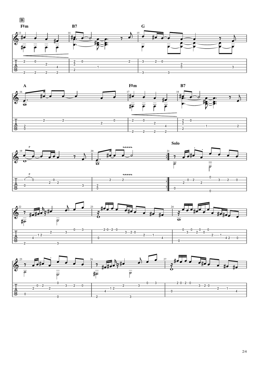 In My Life In My Life Acoustic Guitar scores gallery preview page 2