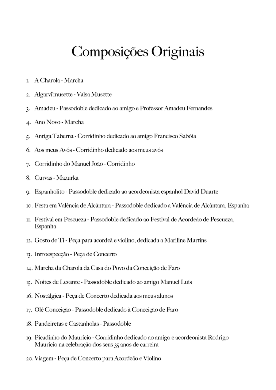 Composições Originais para Acordeão Accordion scores gallery preview page 6