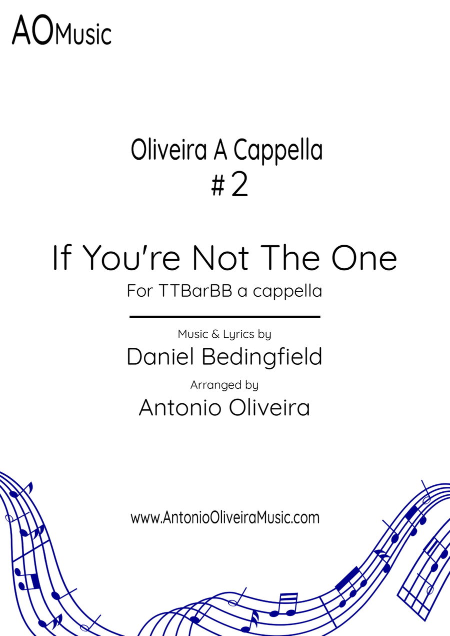 If I'm Not Made For You (If You're Not The One) TTBB scores gallery preview page 1
