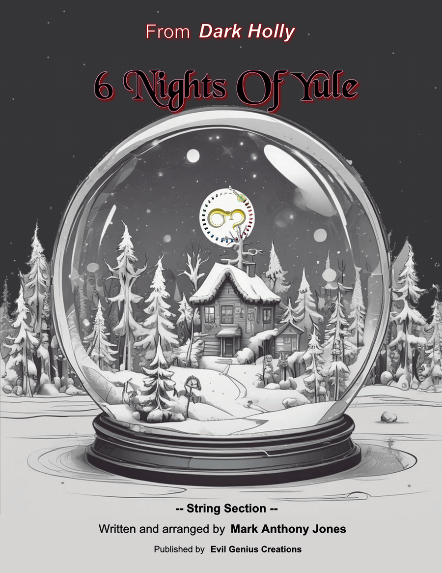 6 Nights Of Yule - String Section String Orchestra scores gallery preview page 1