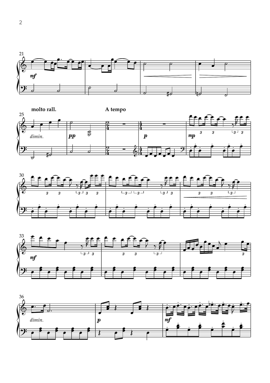 Mice On Venus Mice On Venus Easy Piano scores gallery preview page 2