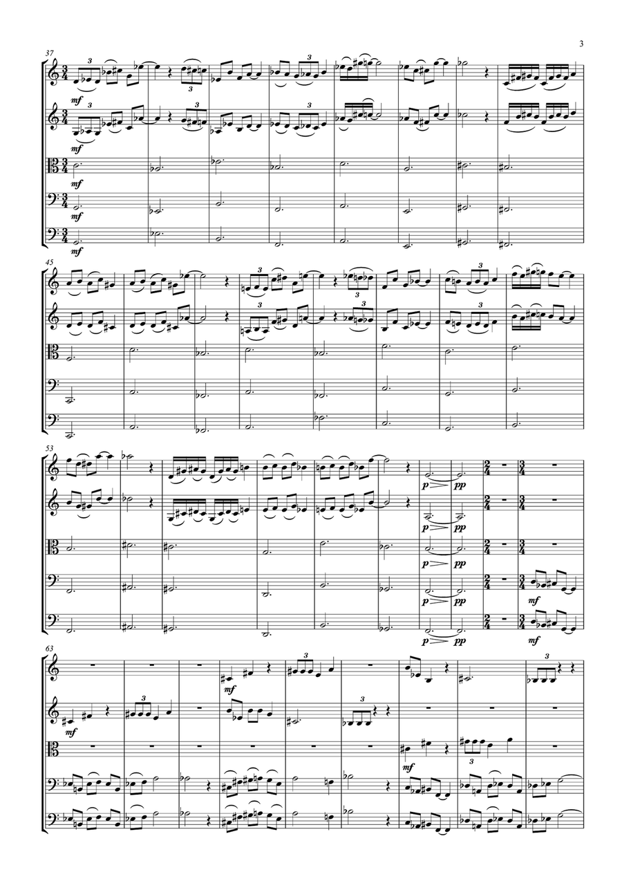 Anak para orquesta de cuerdas Chamber Music scores gallery preview page 4