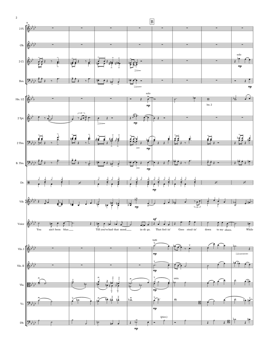 Mood Indigo Mood Indigo Full Orchestra scores gallery preview page 2