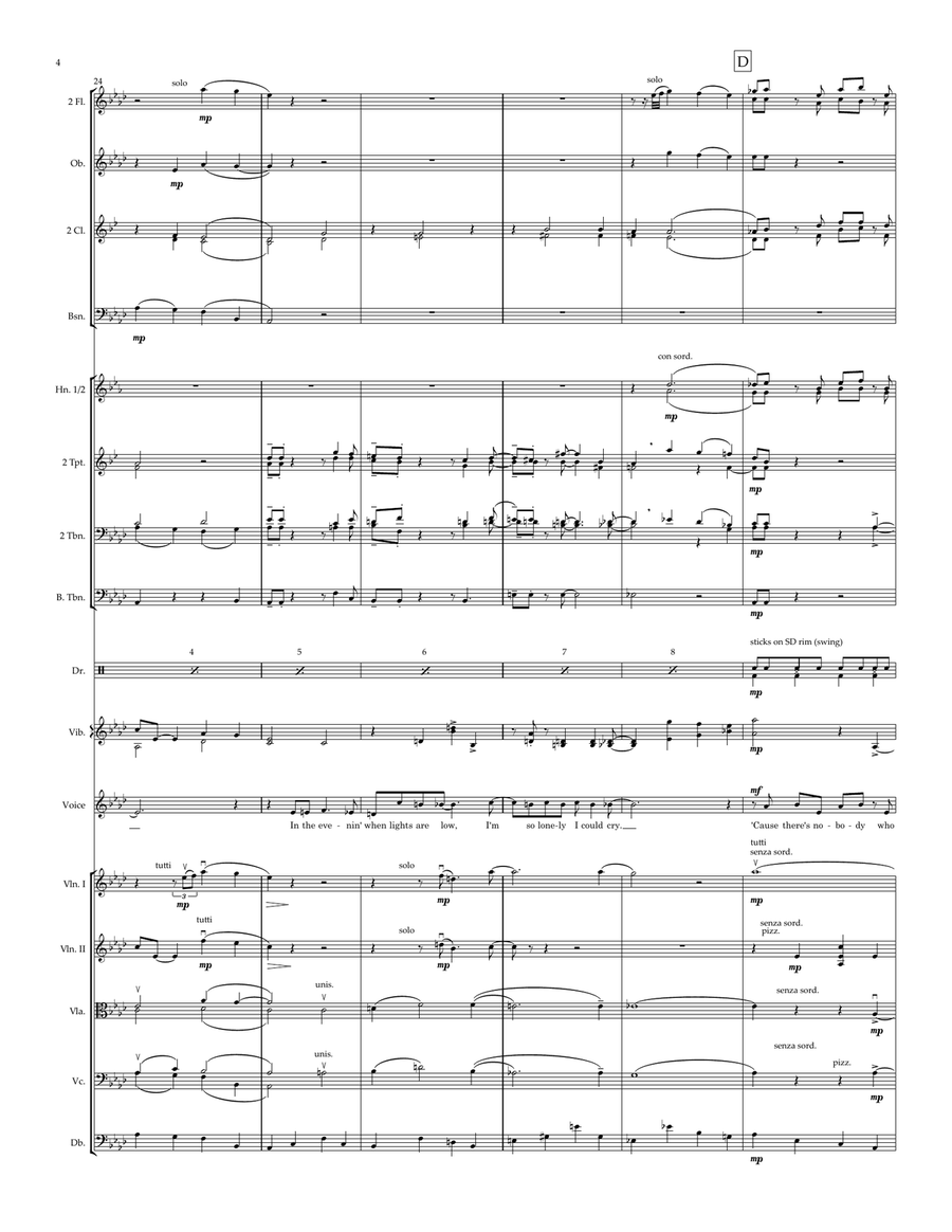 Mood Indigo Mood Indigo Full Orchestra scores gallery preview page 4