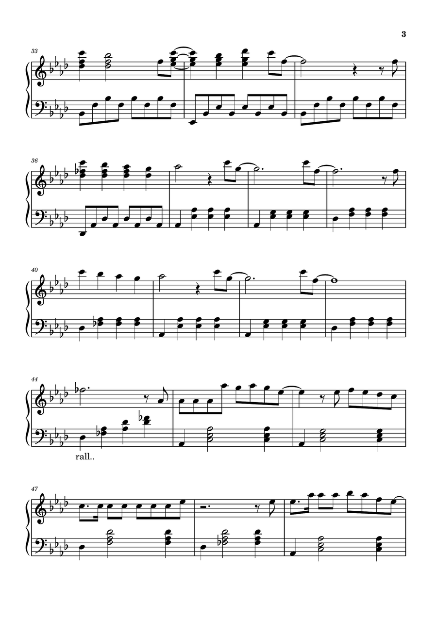 These Walls These Walls Piano Solo scores gallery preview page 3