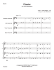 CHESTER - SATB RECORDERS (grade 3+)