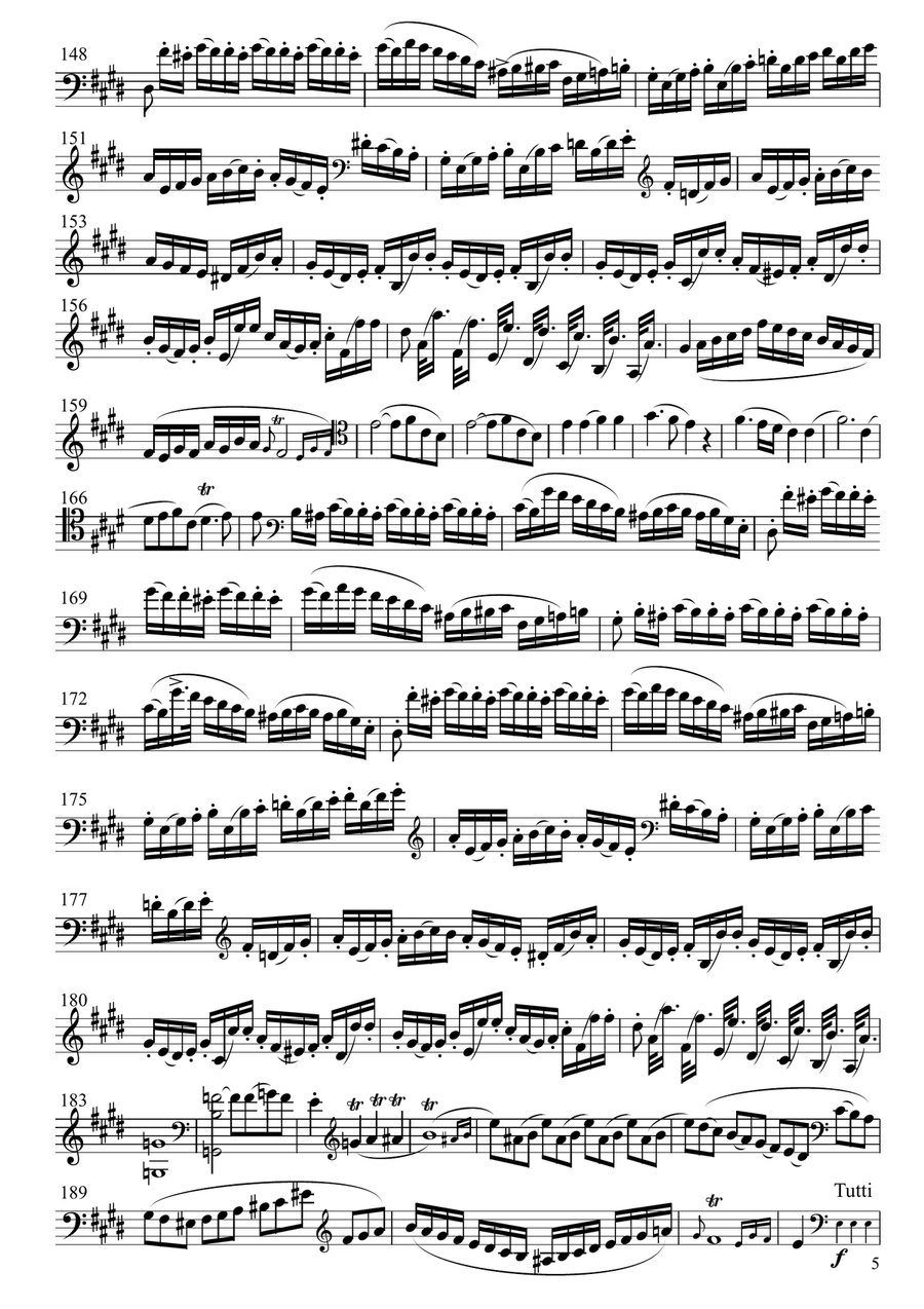 Cello Concerto in A minor CELLOSOLO Cello Solo scores gallery preview page 5