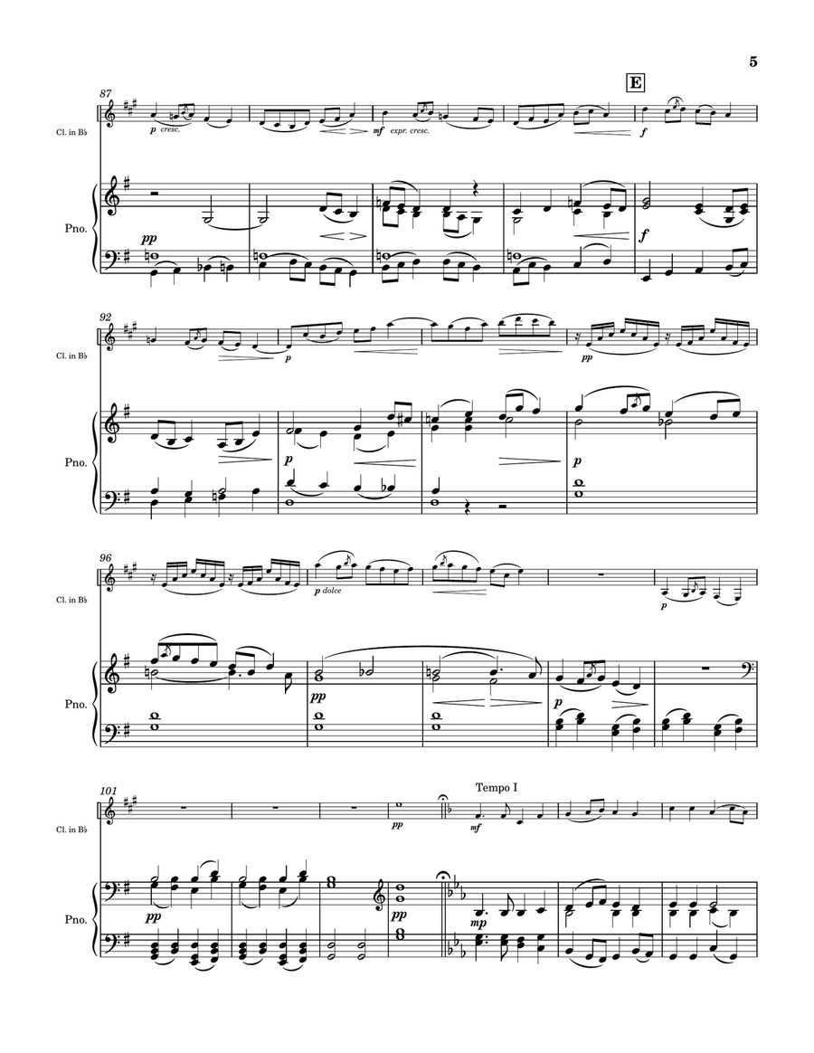 Wedding March, Op. 21 Wedding March, Op. 21 Clarinet Solo scores gallery preview page 5