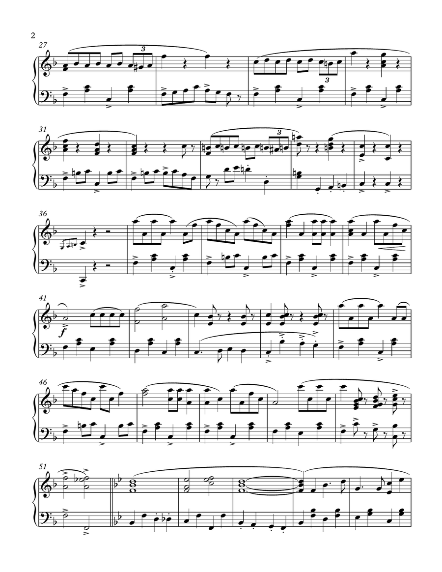 The Thunderer The Thunderer Piano Solo scores gallery preview page 2