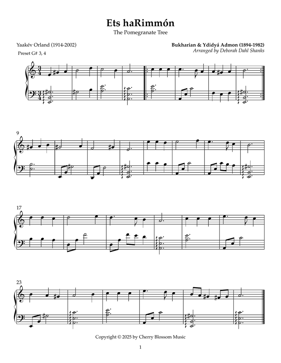 The Jewish Harp The Jewish Harp Celtic Harp scores gallery preview page 4