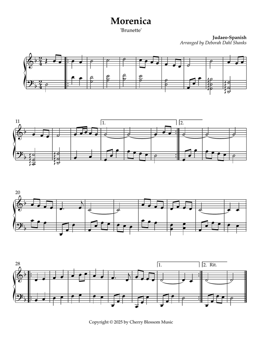 The Jewish Harp The Jewish Harp Celtic Harp scores gallery preview page 6