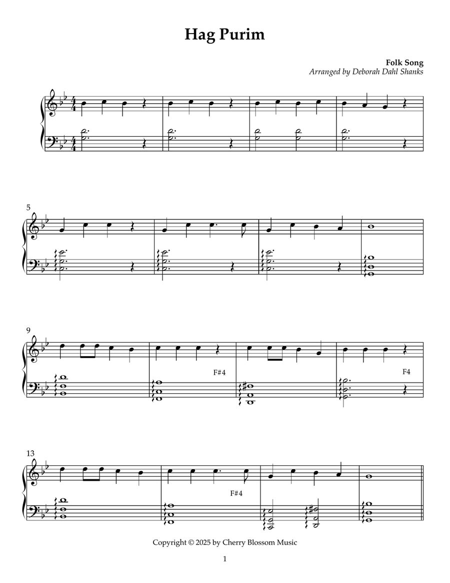 The Jewish Folk Harp The Jewish Folk Harp Celtic Harp scores gallery preview page 4