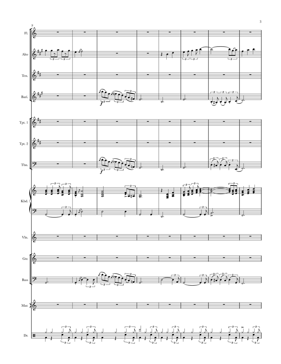 Sofa No. 1 Large Ensemble scores gallery preview page 3