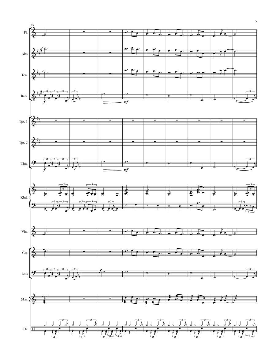 Sofa No. 1 Large Ensemble scores gallery preview page 5