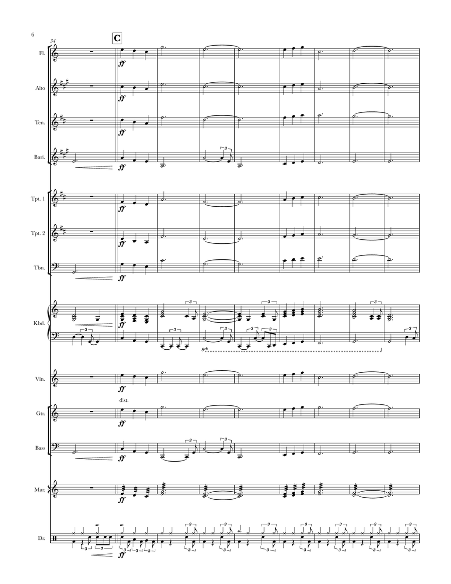 Sofa No. 1 Large Ensemble scores gallery preview page 6