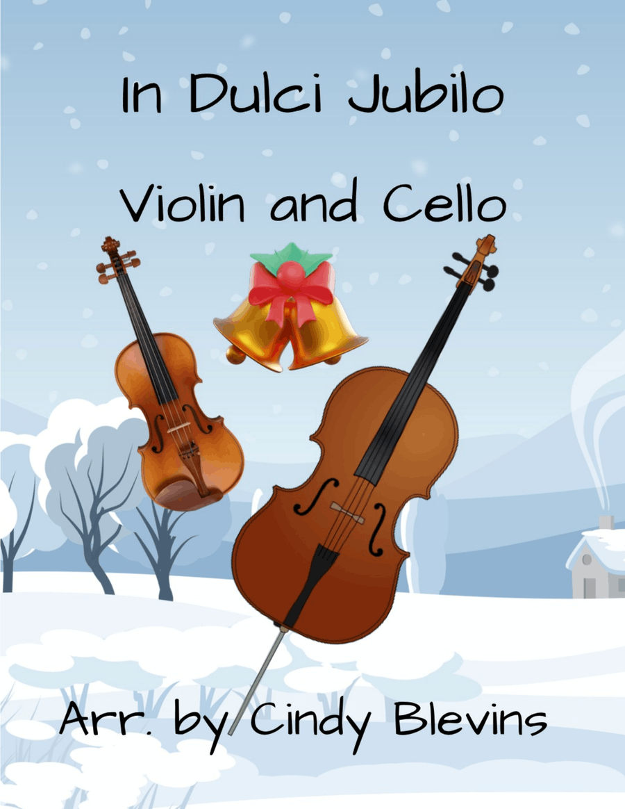 In Dulci Jubilo, for Violin and Cello String Duet scores gallery preview page 1