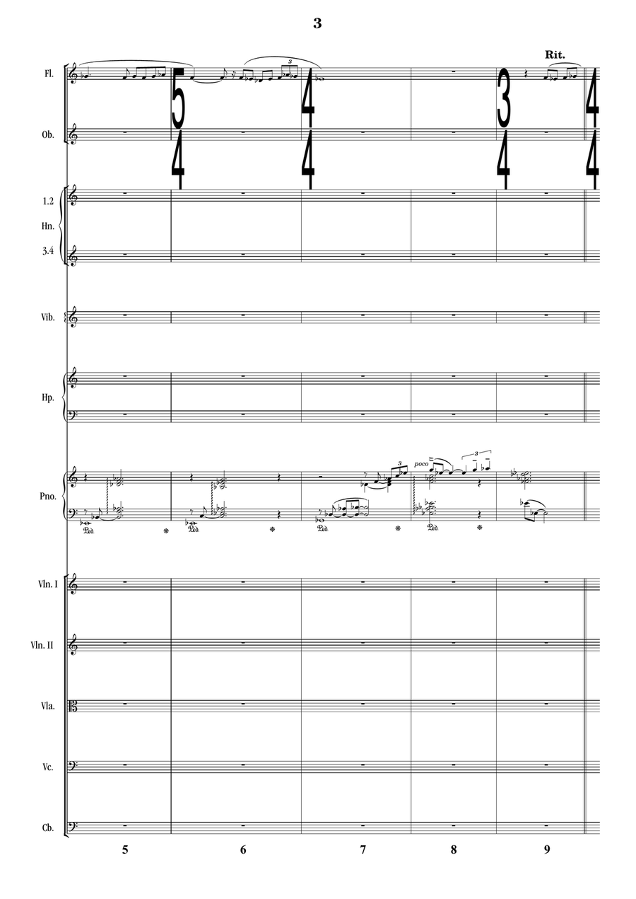Four Weddings And A Funeral/funeral Blues Full Orchestra scores gallery preview page 3