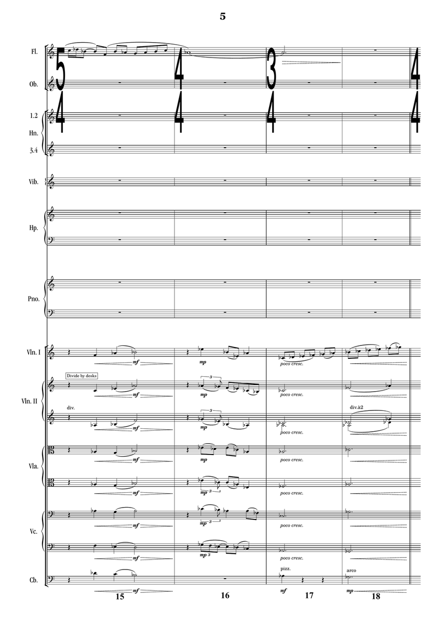 Four Weddings And A Funeral/funeral Blues Full Orchestra scores gallery preview page 5