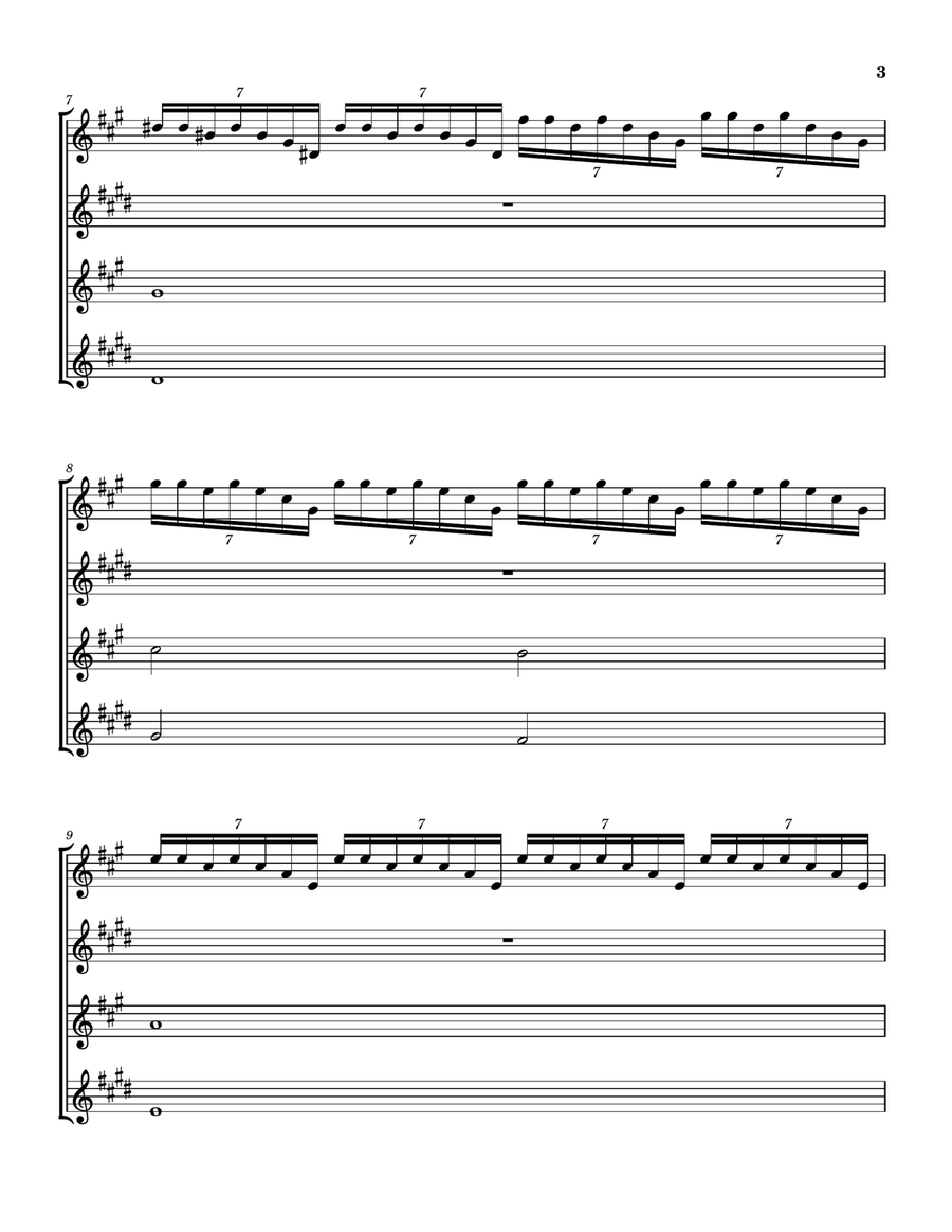 Encore Thank You Goodnight Saxophone Quartet scores gallery preview page 4
