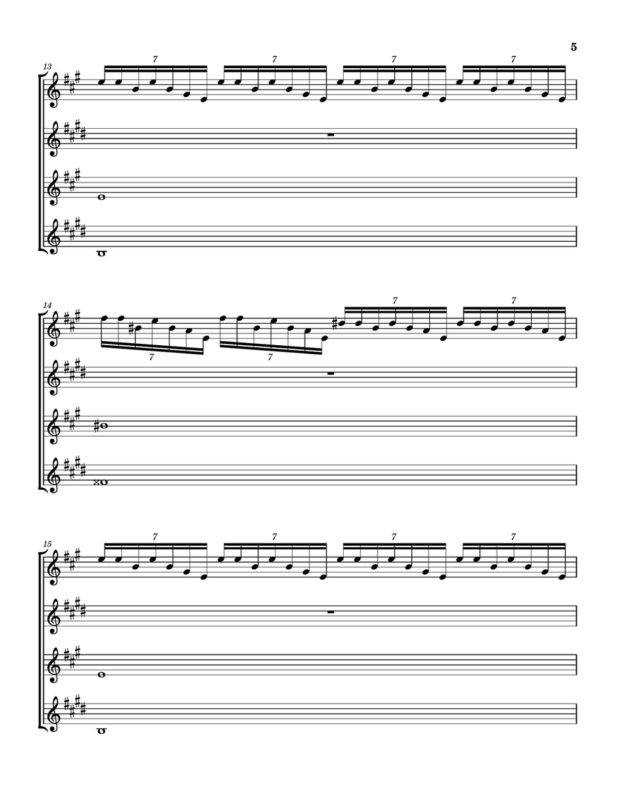 Encore Thank You Goodnight Saxophone Quartet scores gallery preview page 6