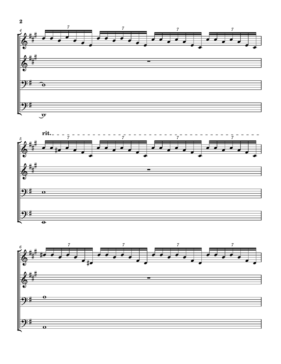 Encore Thank You Goodnight Brass Quartet scores gallery preview page 3