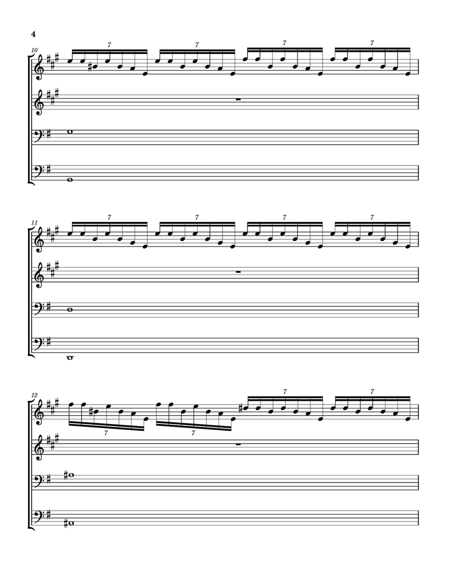 Encore Thank You Goodnight Brass Quartet scores gallery preview page 5