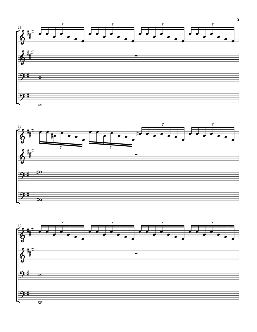 Encore Thank You Goodnight Brass Quartet scores gallery preview page 6
