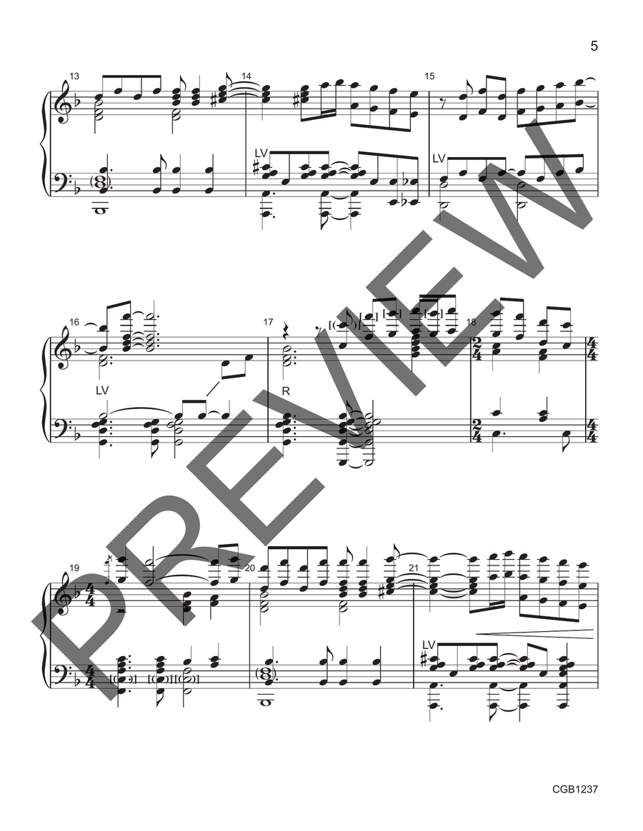 I Say a Little Prayer I Say a Little Prayer Handbell Choir scores gallery preview page 4