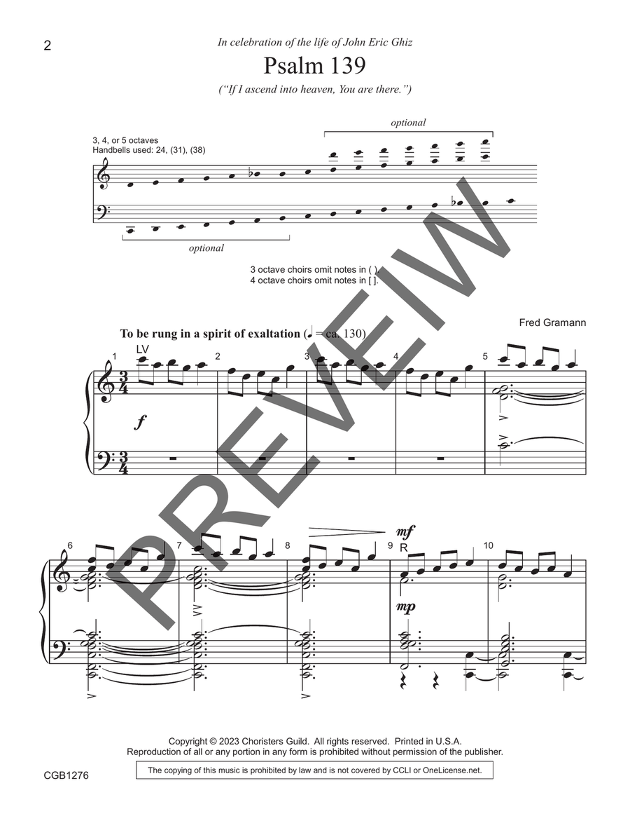 Psalm 139 (3-5 octaves) Psalm 139 (3-5 octaves) 5-Octaves scores gallery preview page 2