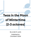 Twas in the Moon of Wintertime (2-3 octaves)