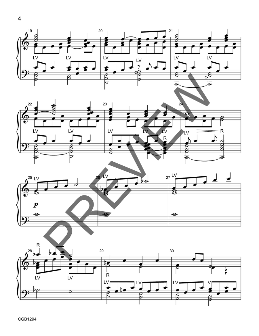 Jesus and the Children (3-5 Octaves) 5-Octaves scores gallery preview page 4