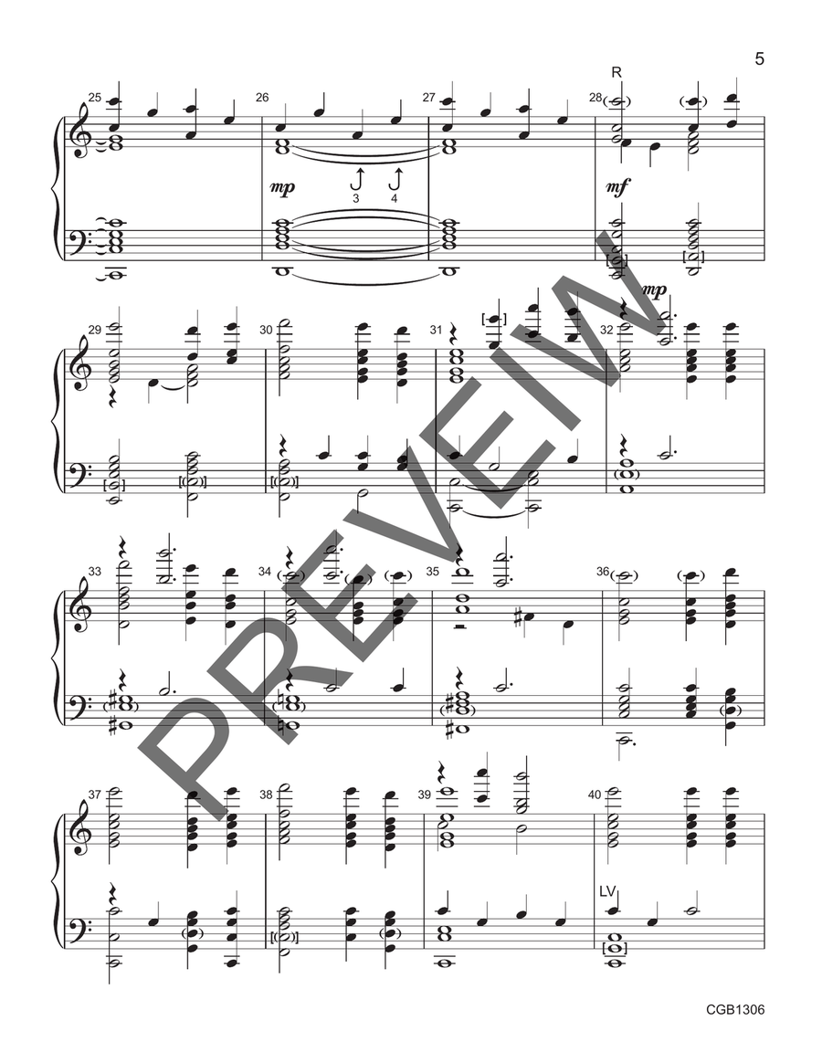 When I Survey the Wondrous Cross (3-5 octaves) 5-Octaves scores gallery preview page 4