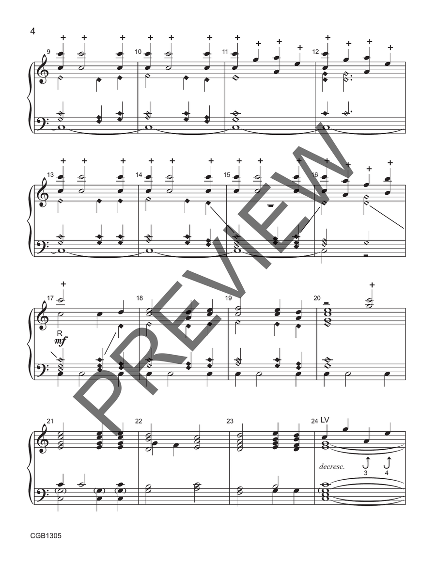 When I Survey the Wondrous Cross (2-3 octaves) 3-Octaves scores gallery preview page 3